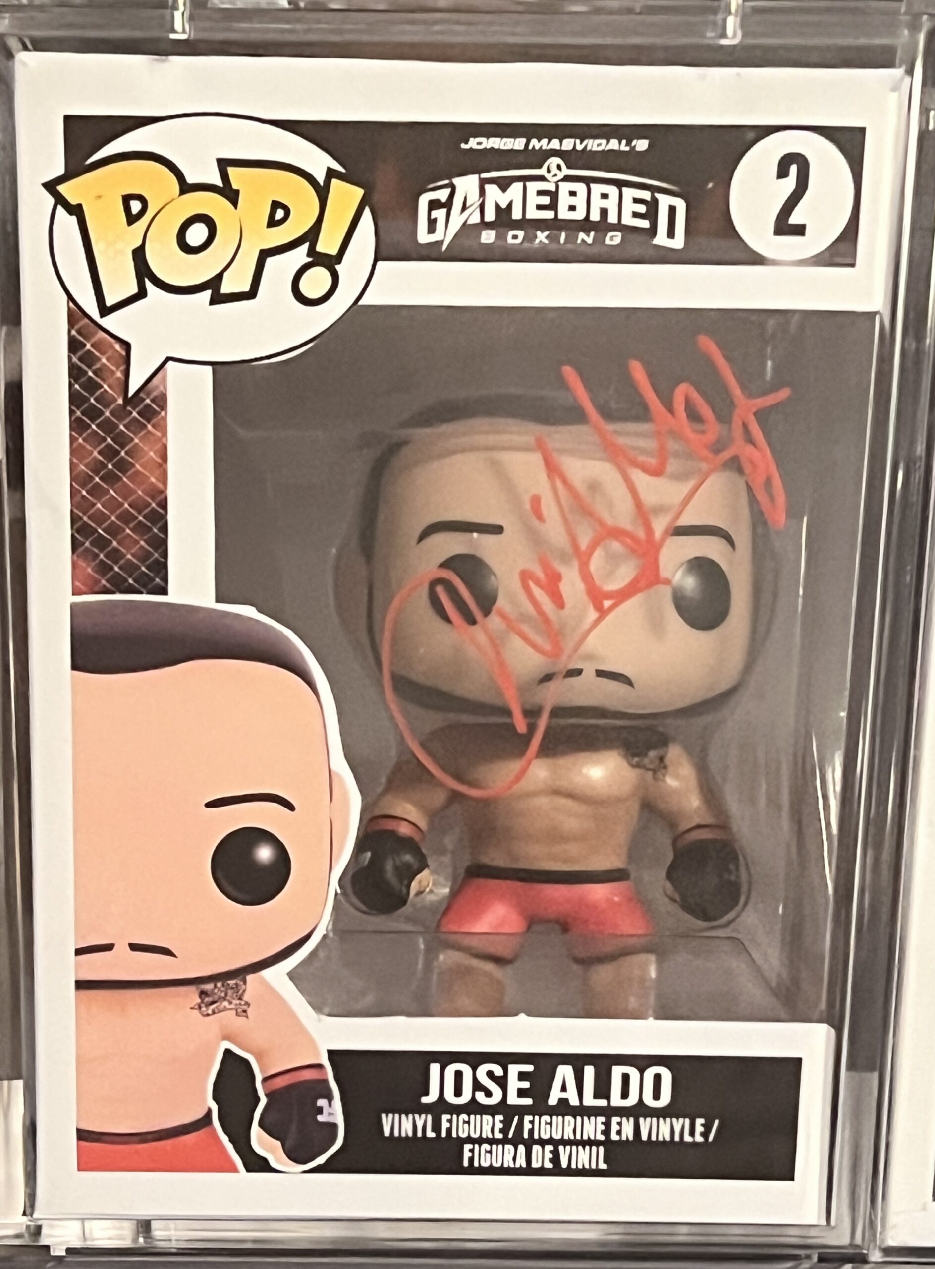 Jose Aldo Autographed Signed Funko Box