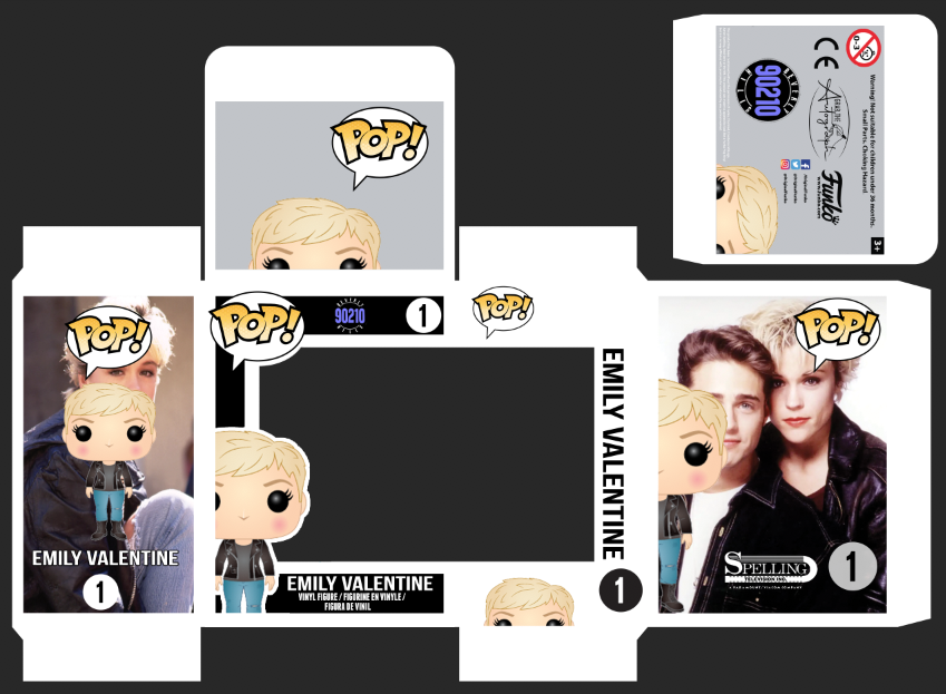 90210 Emily Valentine (Christine Elise) Custom Box