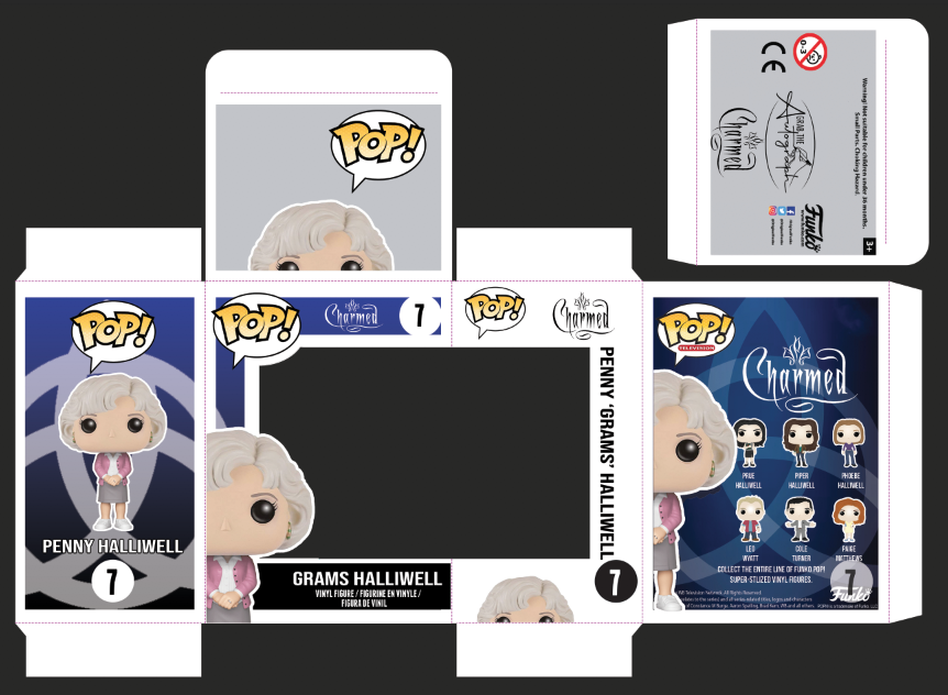 Charmed Grams Penny Halliwell (Jennifer Rhodes) Custom Box