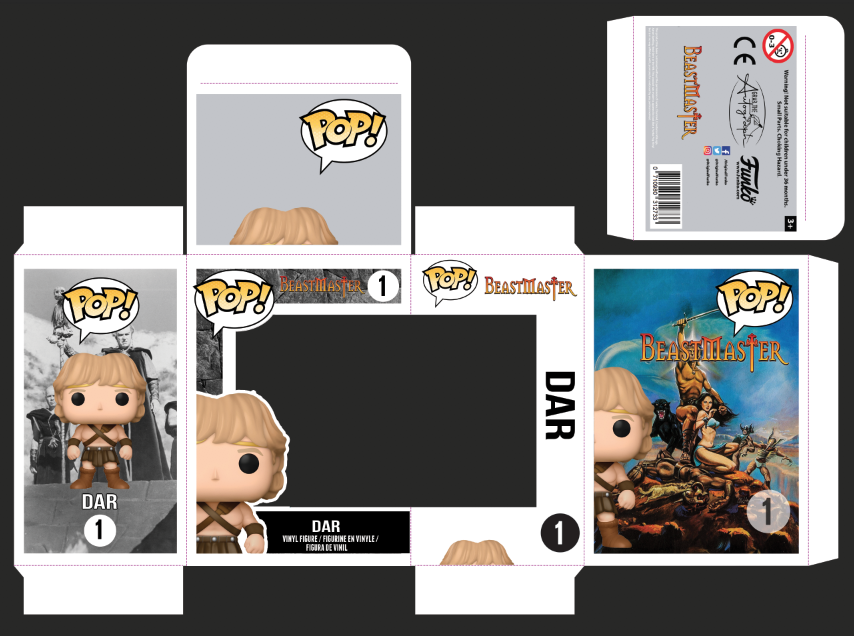 Beastmaster Dar (Marc Singer) Custom Box